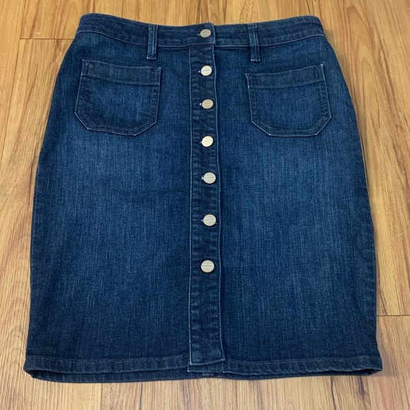 Sanctuary Denim Shay Button Front Denim Skirt - Picture 2 of 8